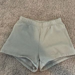 TNA green sweatshorts